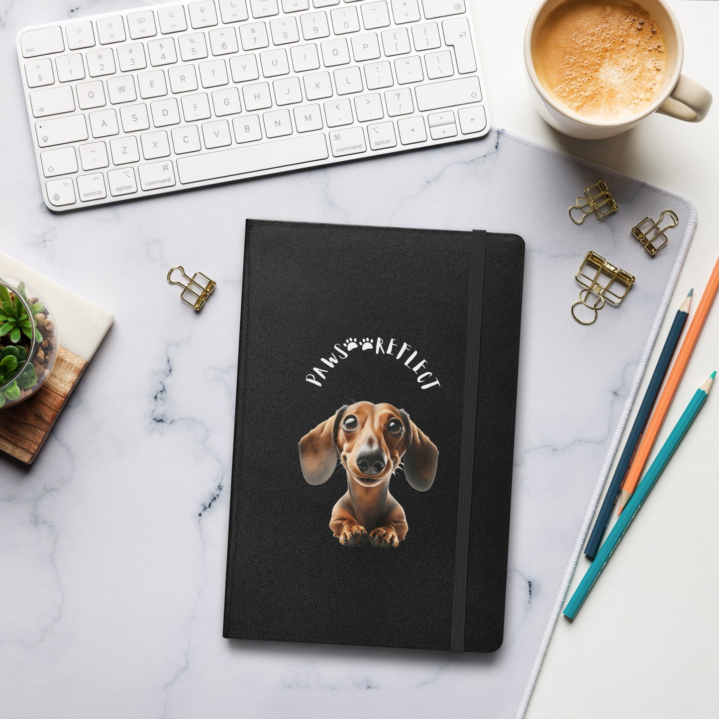 Paws & Reflect Hardcover Notebook - Hardcover bound notebook